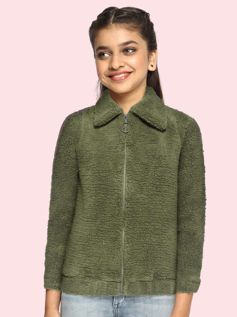 Sherpa sweatshirt girls 2025