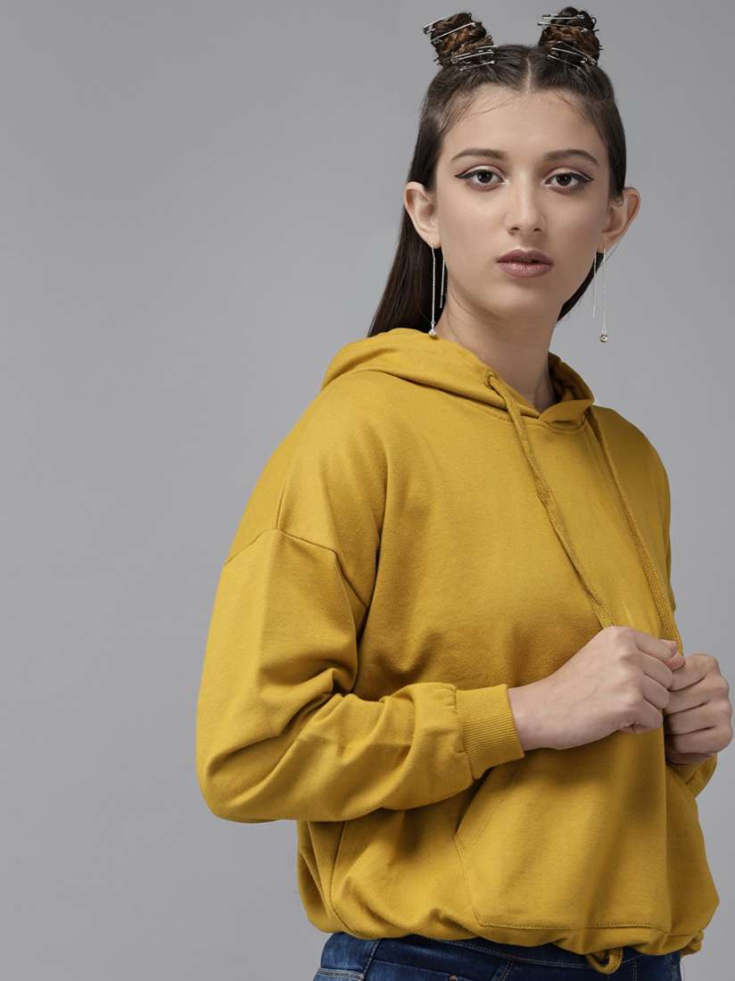 Roadster mustard yellow sweatshirt online