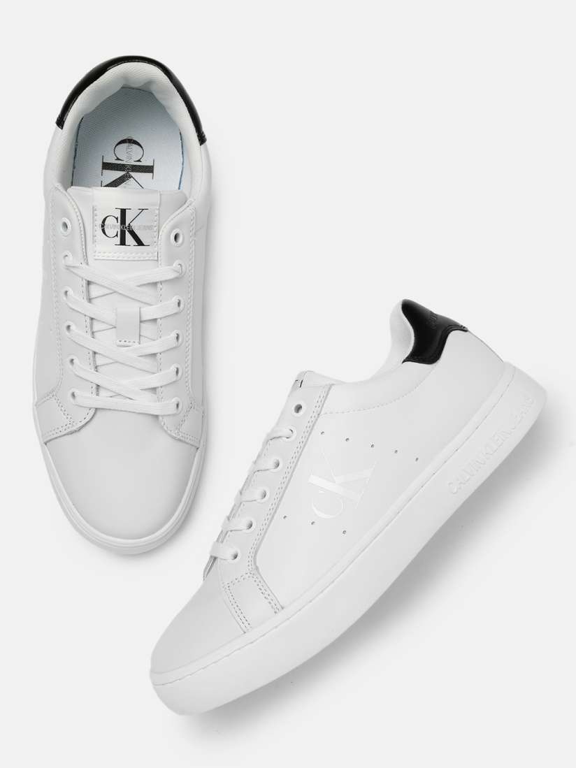 Calvin klein shoes men white cheap