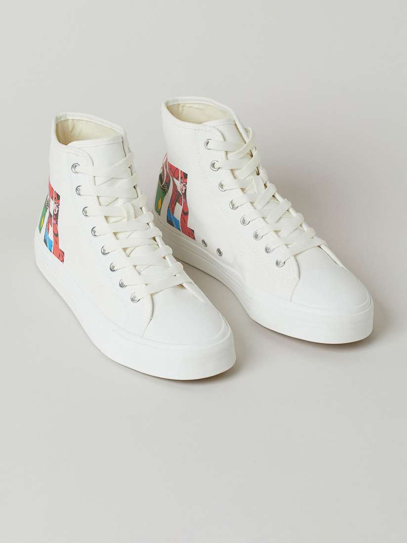 Smart high top trainers sale