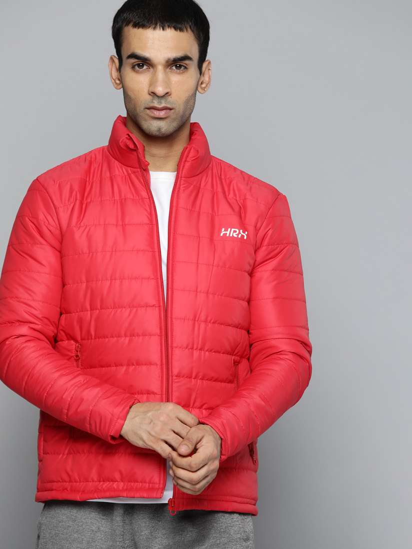 Buy HRX by Hrithik Roshan Men Red Pure Cotton Sporty Jacket Jackets for Men 14962046 Myntra