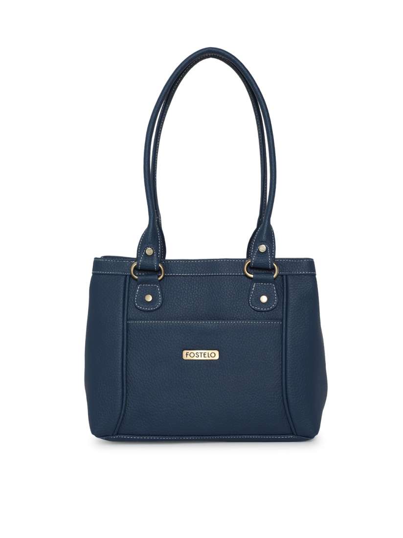 Buy Fostelo Women Blue Structured Shoulder Bag Handbags for Women 14962610 Myntra