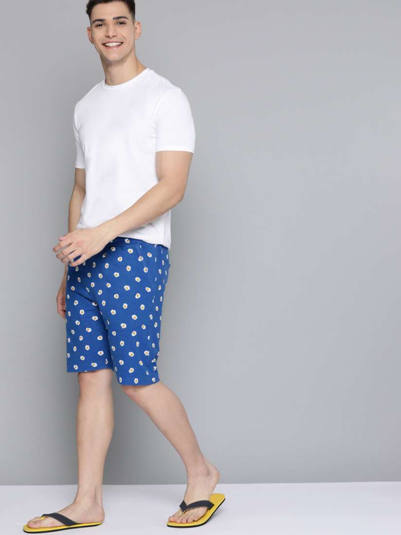 Mens lounge shorts cotton 2025