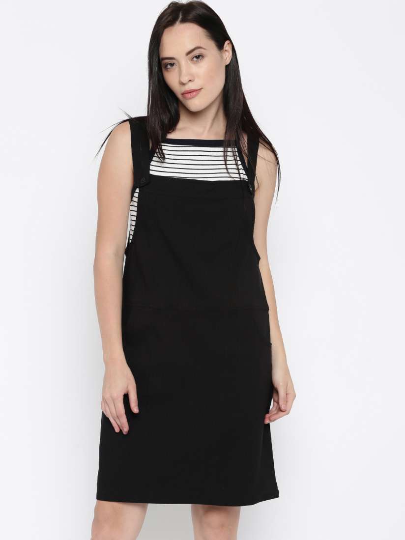 Dungaree dress myntra 2025