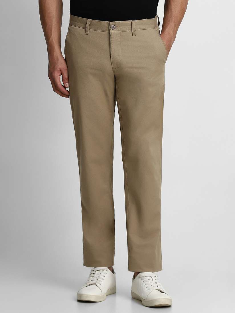 Buy Louis Philippe Sport Men Brown Slim Fit Trousers - Trousers for Men  14969686 | Myntra