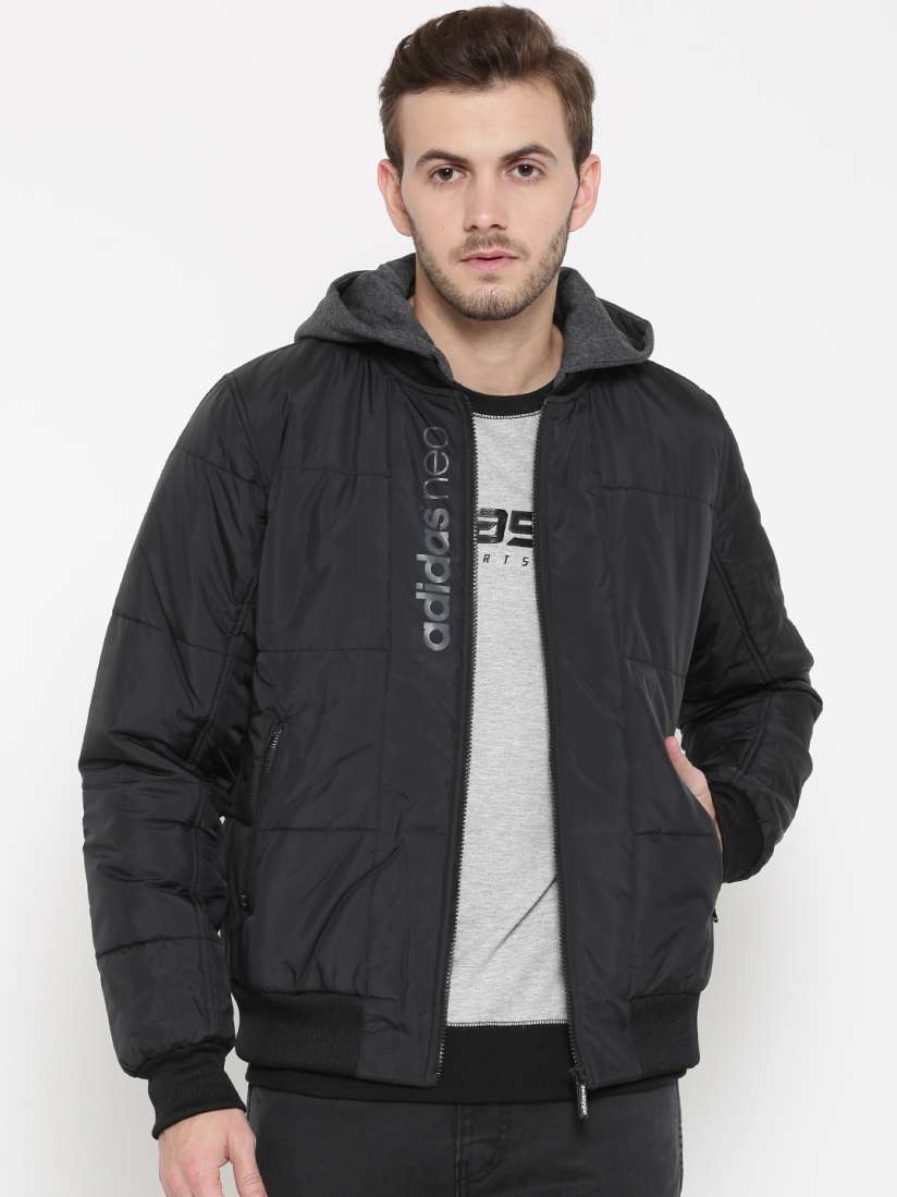 Adidas neo black jacket hot sale