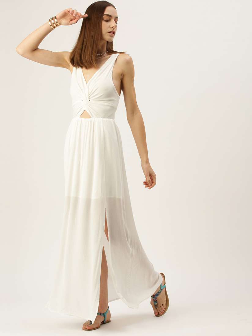 Forever 21 white long dress shop