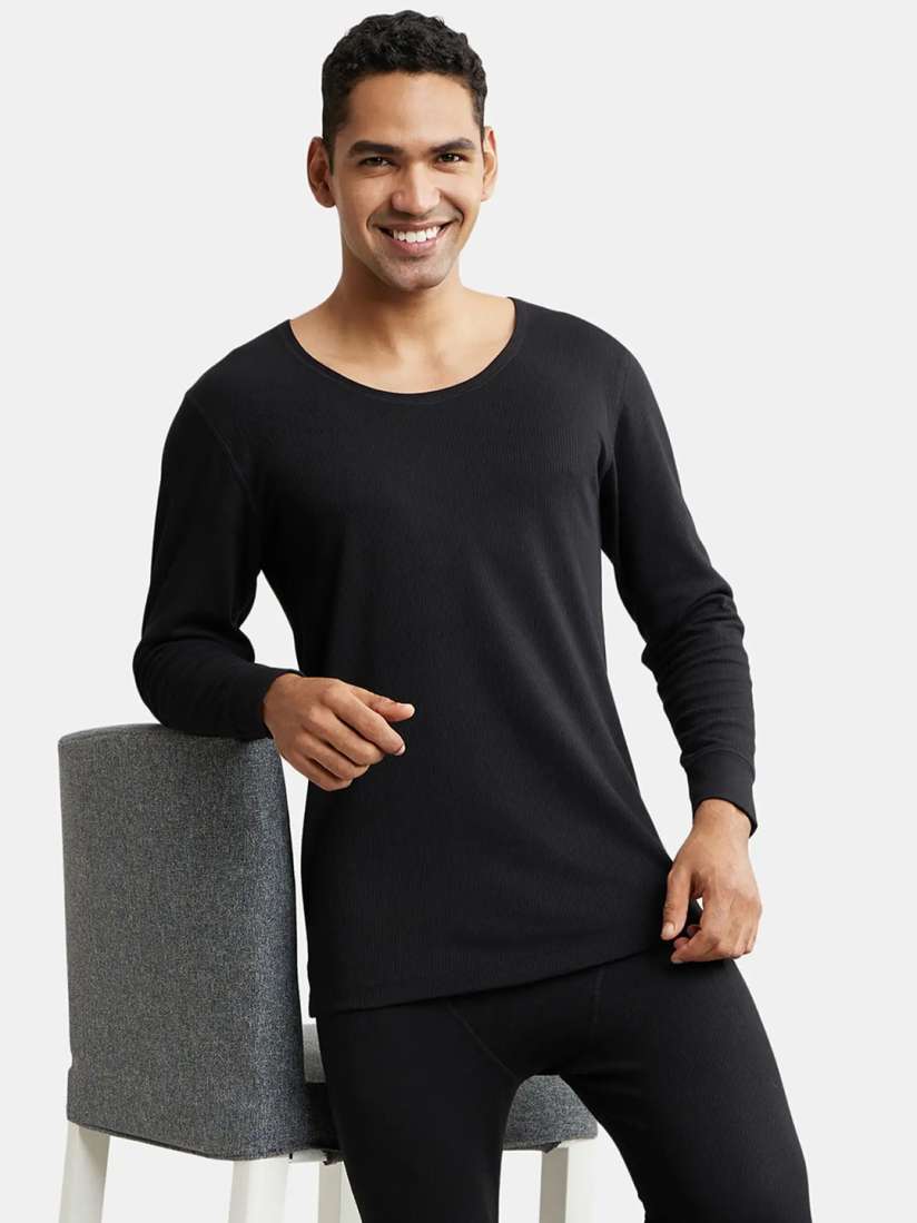 Buy Jockey Men Super Combed Cotton Thermal Undershirt Vest with Stay Warm Technology Thermal Tops for Men 14983396 Myntra