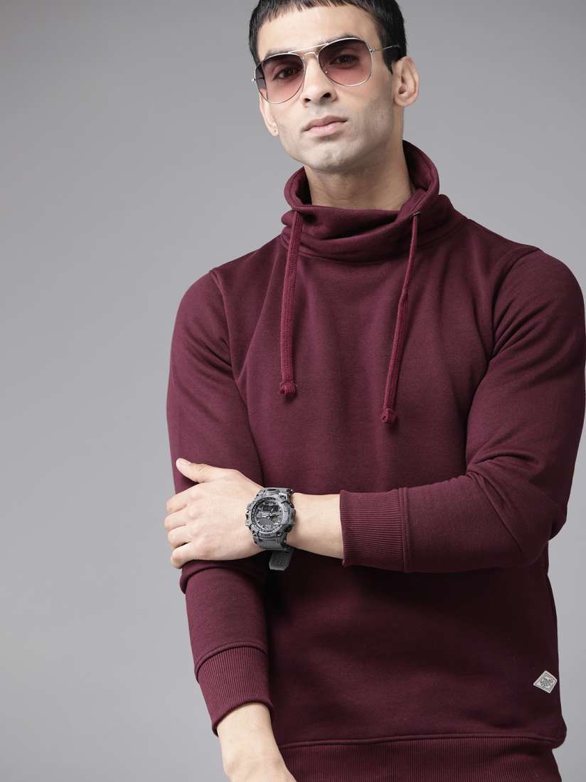 Roadster maroon sweatshirt outlet