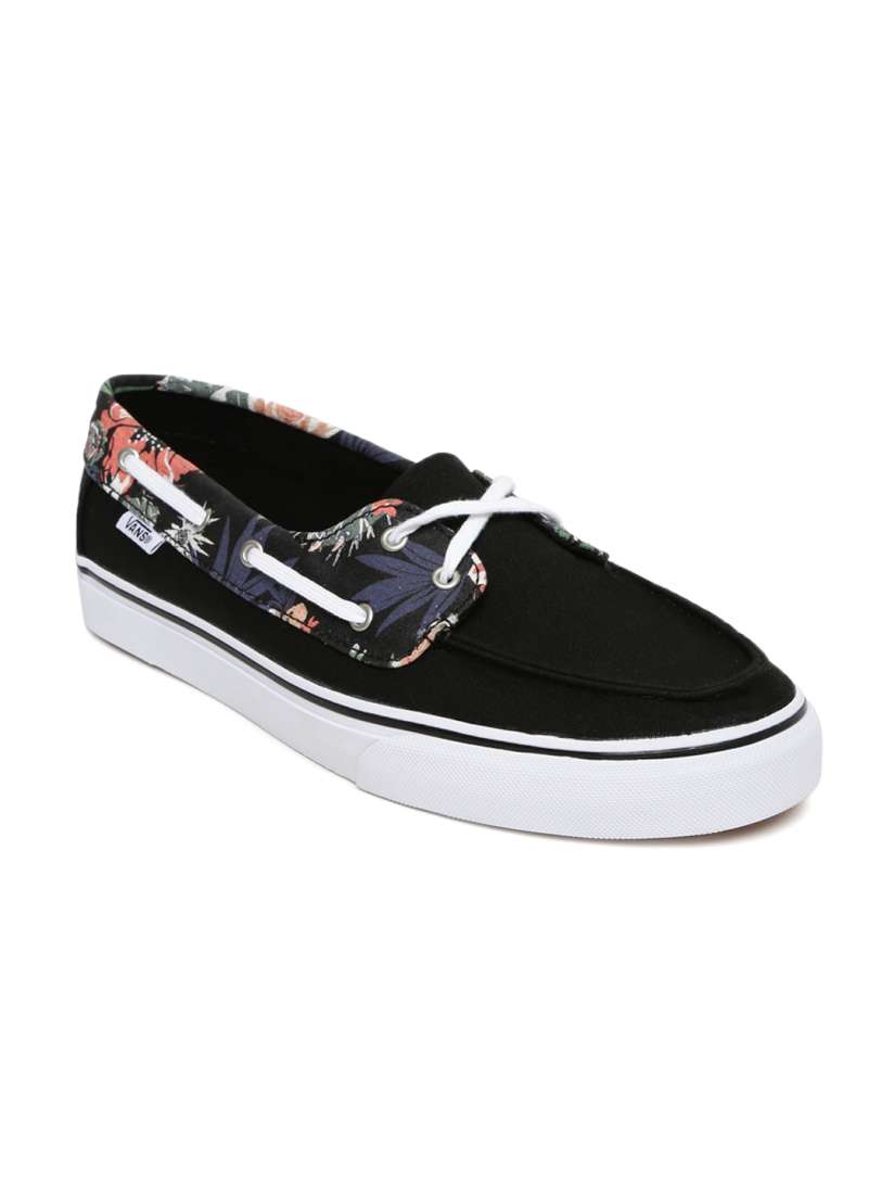 Vans top sider shoes black deals