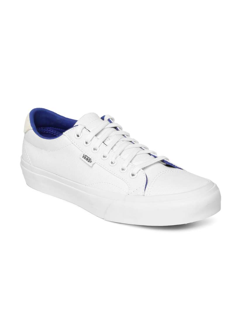 Buy Vans Unisex White Solid Court Sneakers Casual Shoes for Unisex 1499589 Myntra