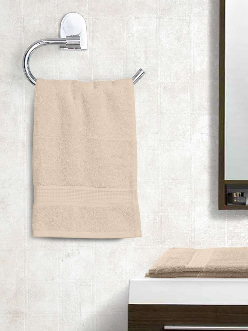 Buy BOMBAY DYEING Set of 2 Beige Cotton 550 GSM Hand Towels Hand Towels for Unisex 1499741 Myntra