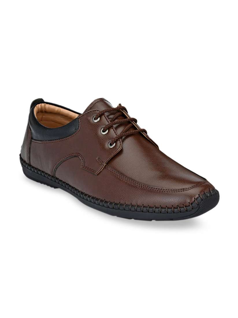 Buy Mactree Men Brown Solid Formal Derby Shoes Formal Shoes for Men 15000946 Myntra