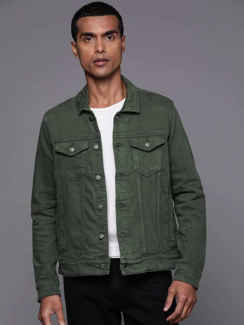 Louis philippe jeans jacket online