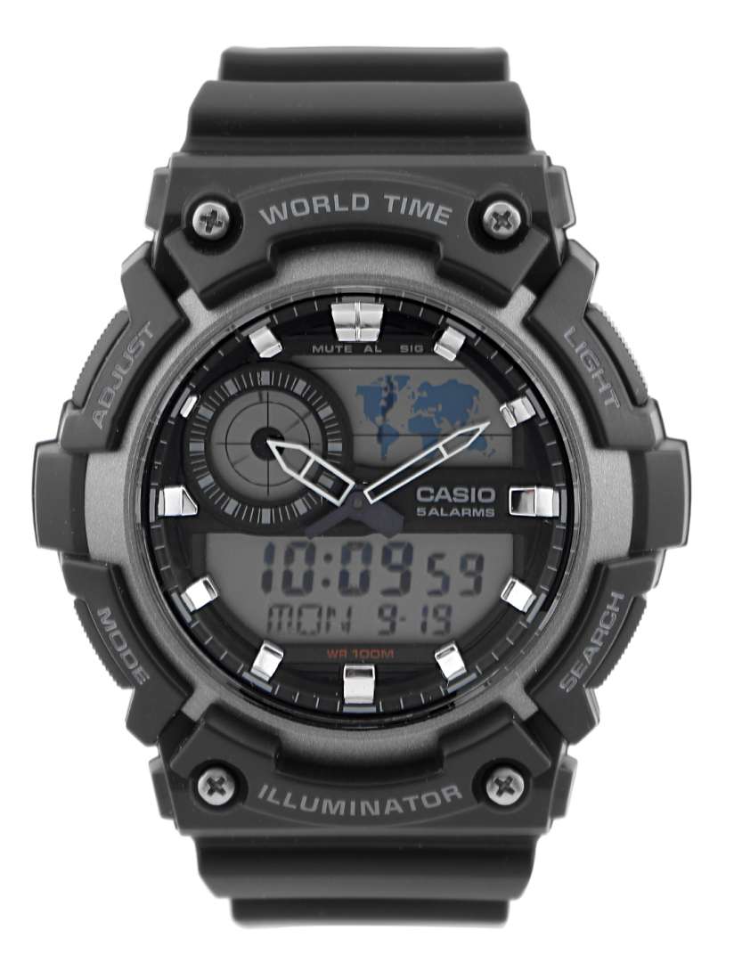 Buy Casio Youth Combination Men Black Analogue and Digital watch AD210 AEQ 200W 1AVDF Watches for Men 1500418 Myntra