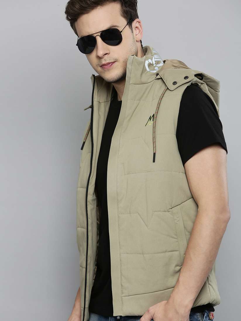 Buy Fort Collins Men Khaki Lightweight Outdoor Bomber Jacket