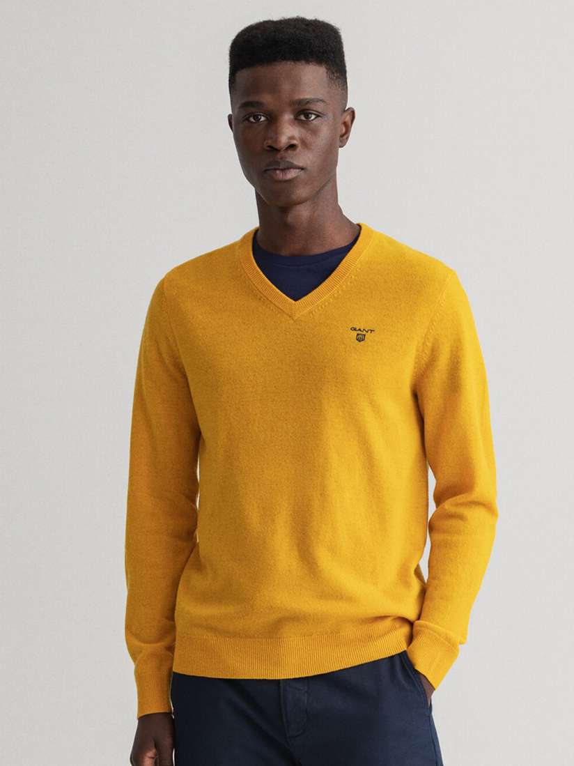 Buy GANT Men Yellow Pullover Sweaters for Men 15011798 Myntra