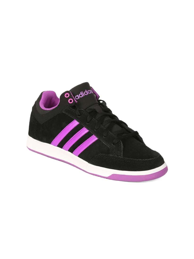 Buy ADIDAS NEO Women Black Striped Regular Sneakers Casual Shoes for Women 1501340 Myntra