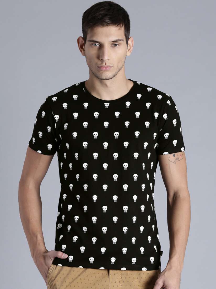 Punisher t shirt myntra outlet