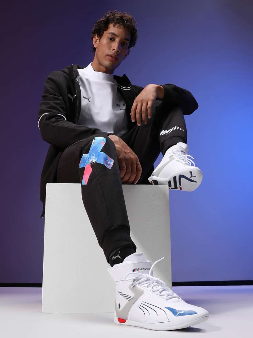 Buy Puma Unisex White Leather High Top Driving Shoes Casual Shoes for Unisex 15018078 Myntra