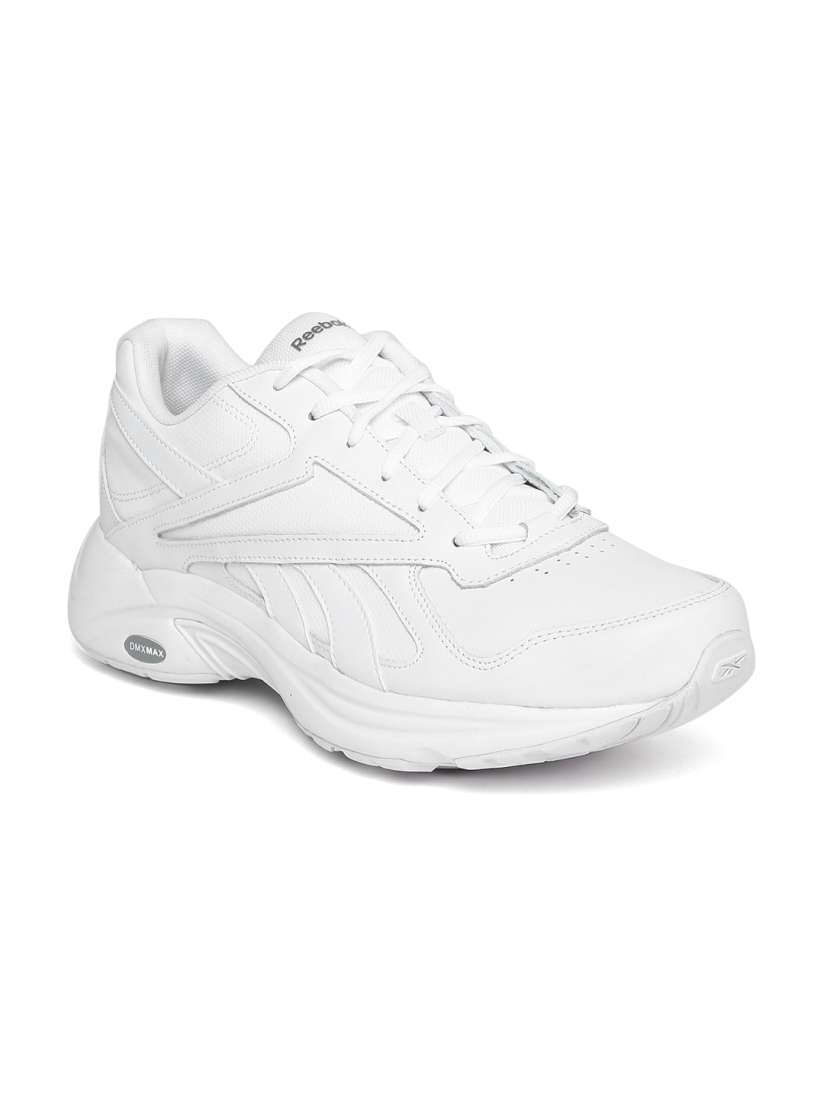 Buy Reebok Men White Max Stride Leather Walking Shoes Sports Shoes for Men 1502534 Myntra