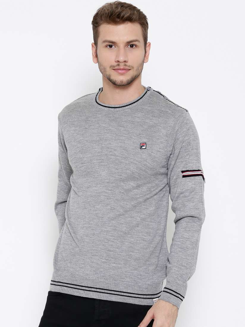 Grey fila sweater hot sale