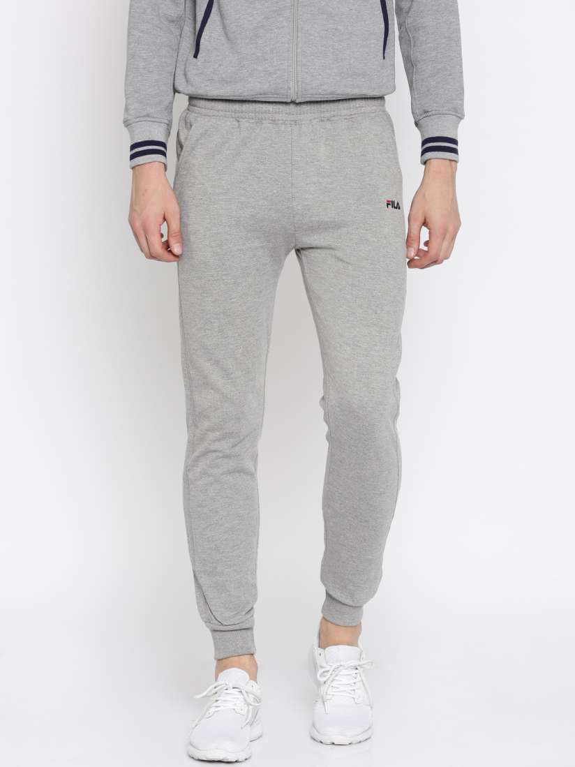 Buy FILA Grey Track Pants Track Pants for Men 1502687 Myntra