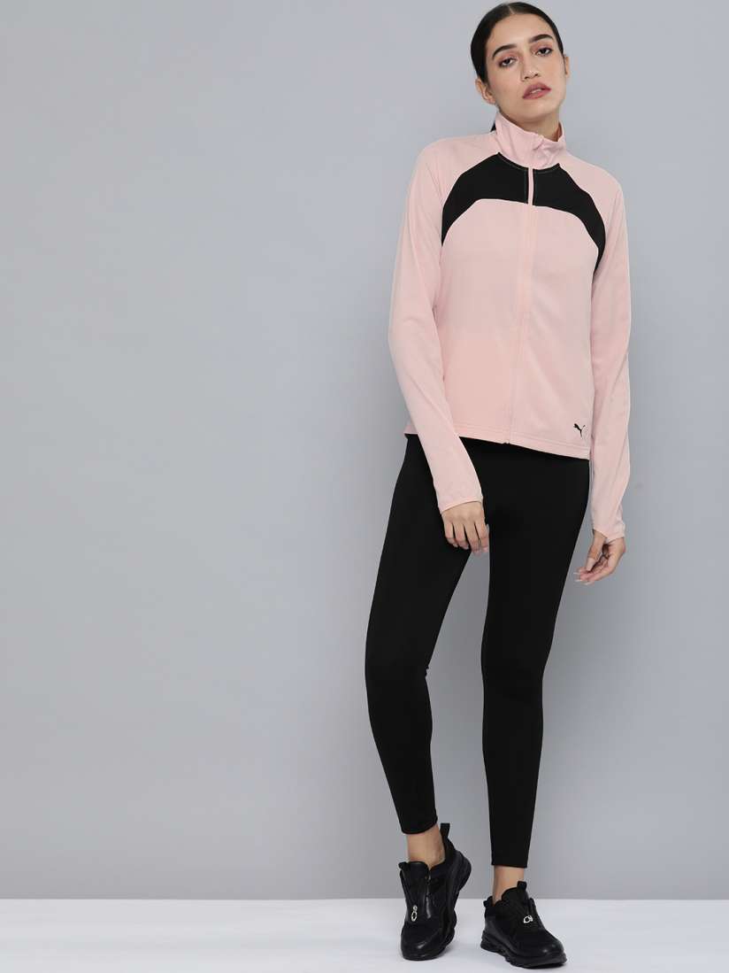 Puma skinny fit tracksuit sales