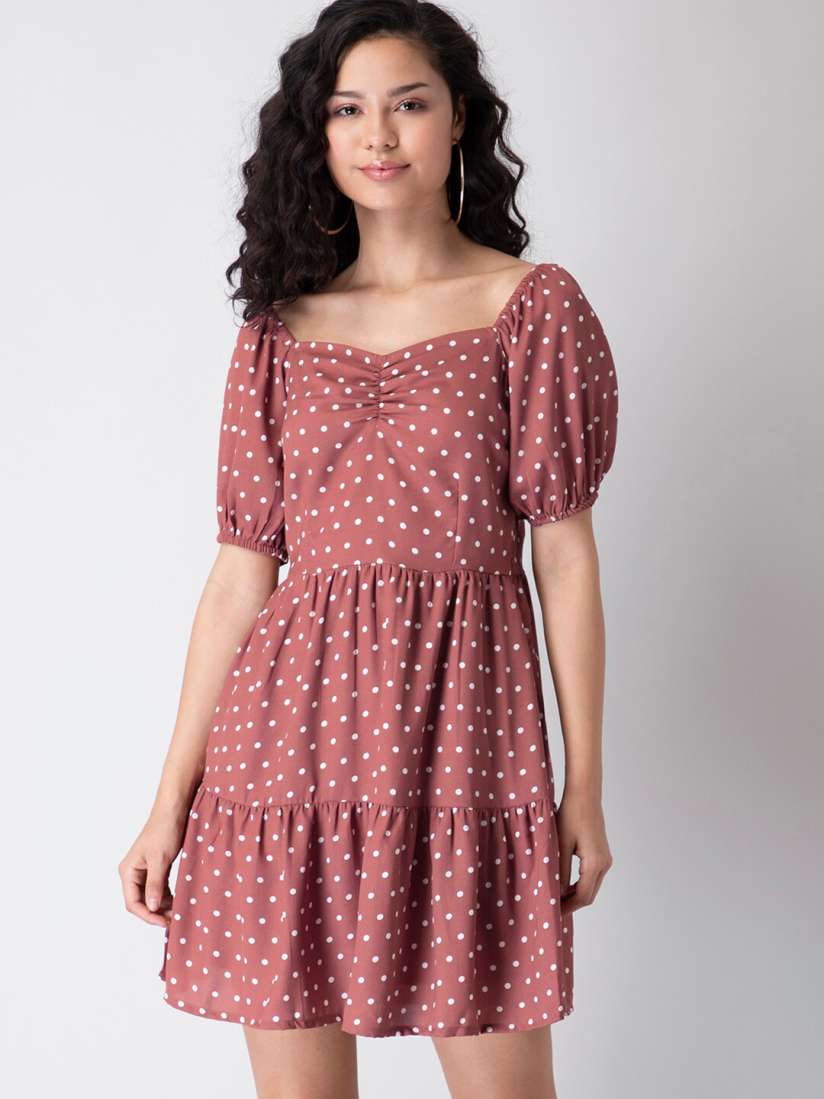 Faballey polka dot dress new arrivals