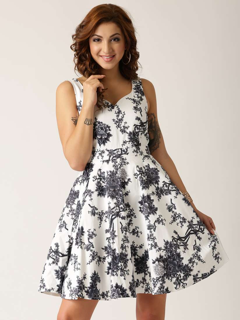Quiz fit and flare dress shop