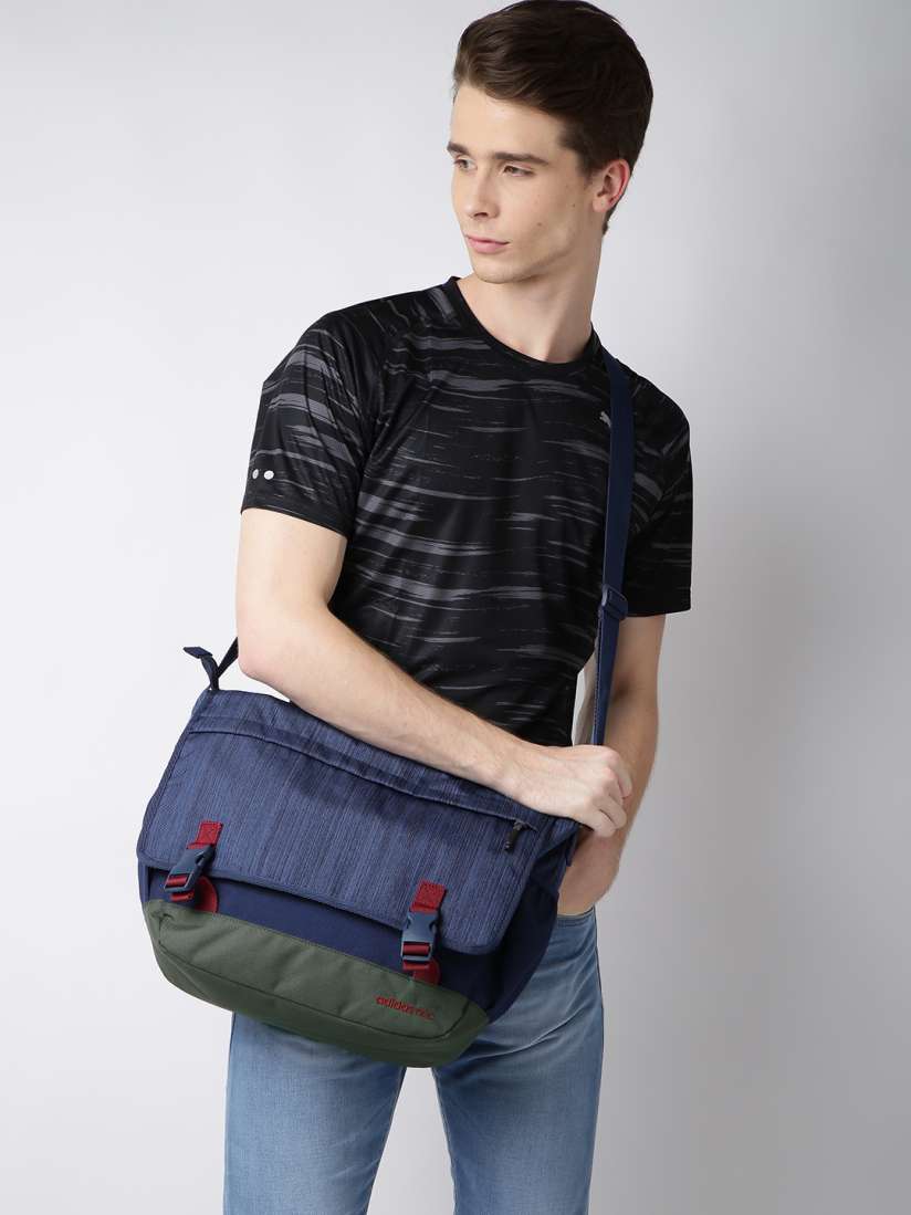 Buy ADIDAS NEO Men Navy Grey TRNDY Messenger Bag Messenger Bag for Men 1504706 Myntra