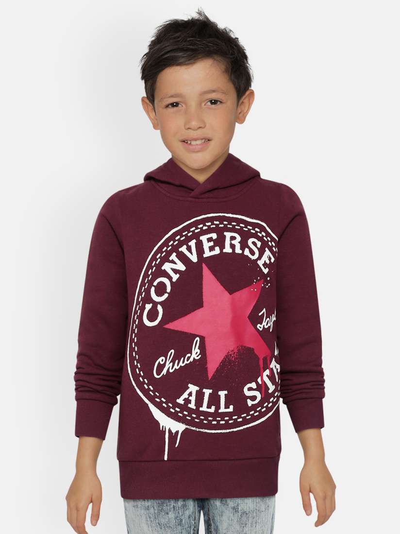 Burgundy converse boys hotsell