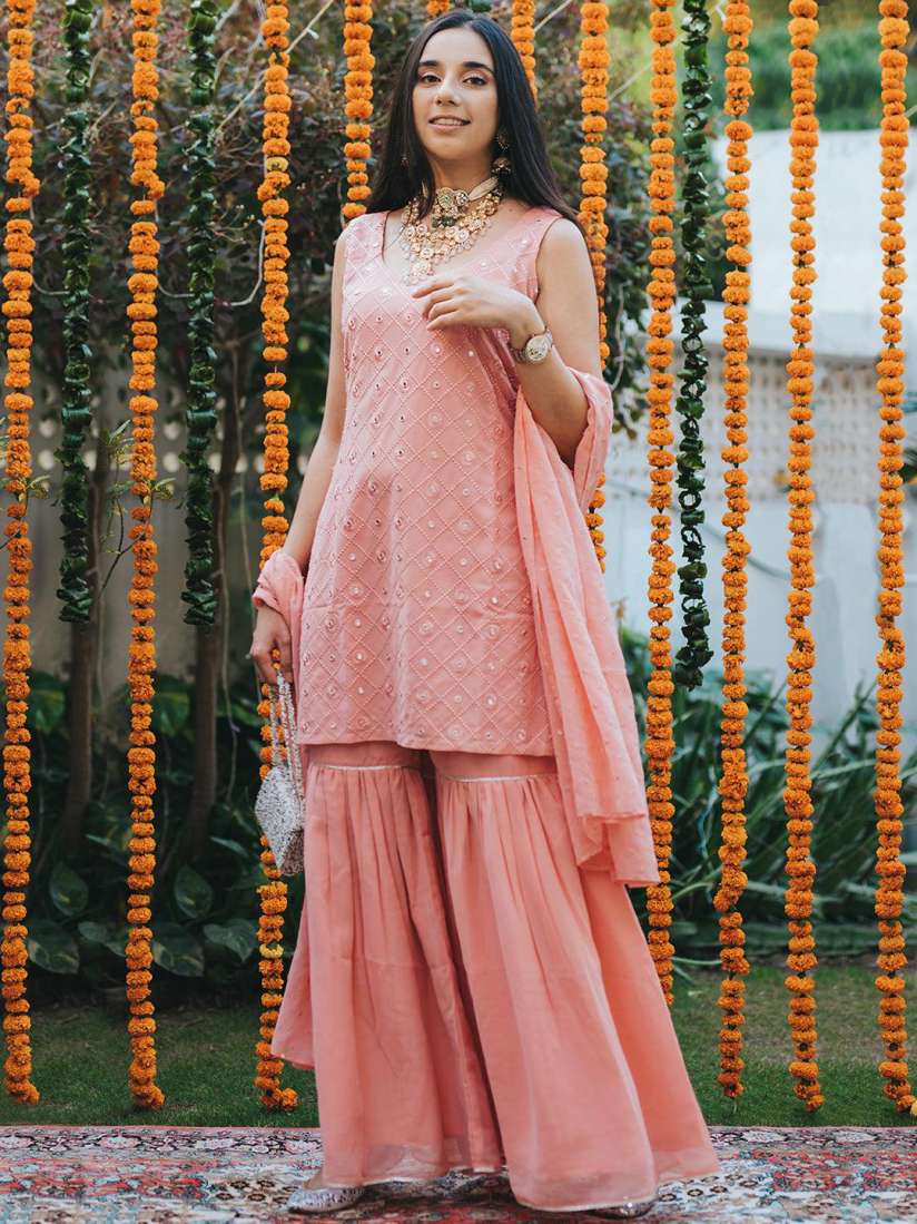 Myntra sharara dress shop