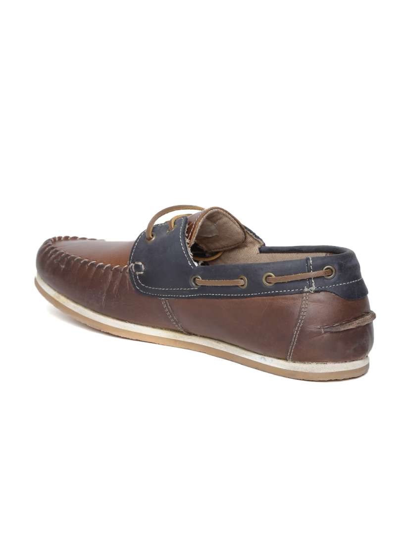 Buy Red Tape Men Brown Leather Regular Boat Shoes Casual Shoes for Men 1507143 Myntra