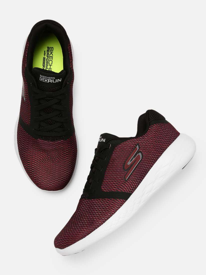 Buy Skechers Men Maroon GO RUN 600 CONTROL Goga Mat Running Shoes Sports Shoes for Men 15075872 Myntra
