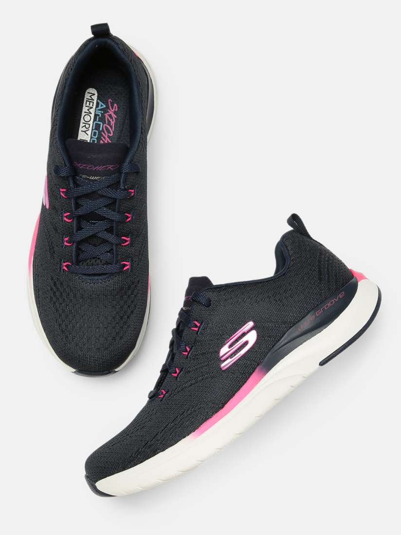 Buy Skechers Women Navy Blue Ultra Groove Pure Vision Sneakers Casual Shoes for Women 15076598 Myntra