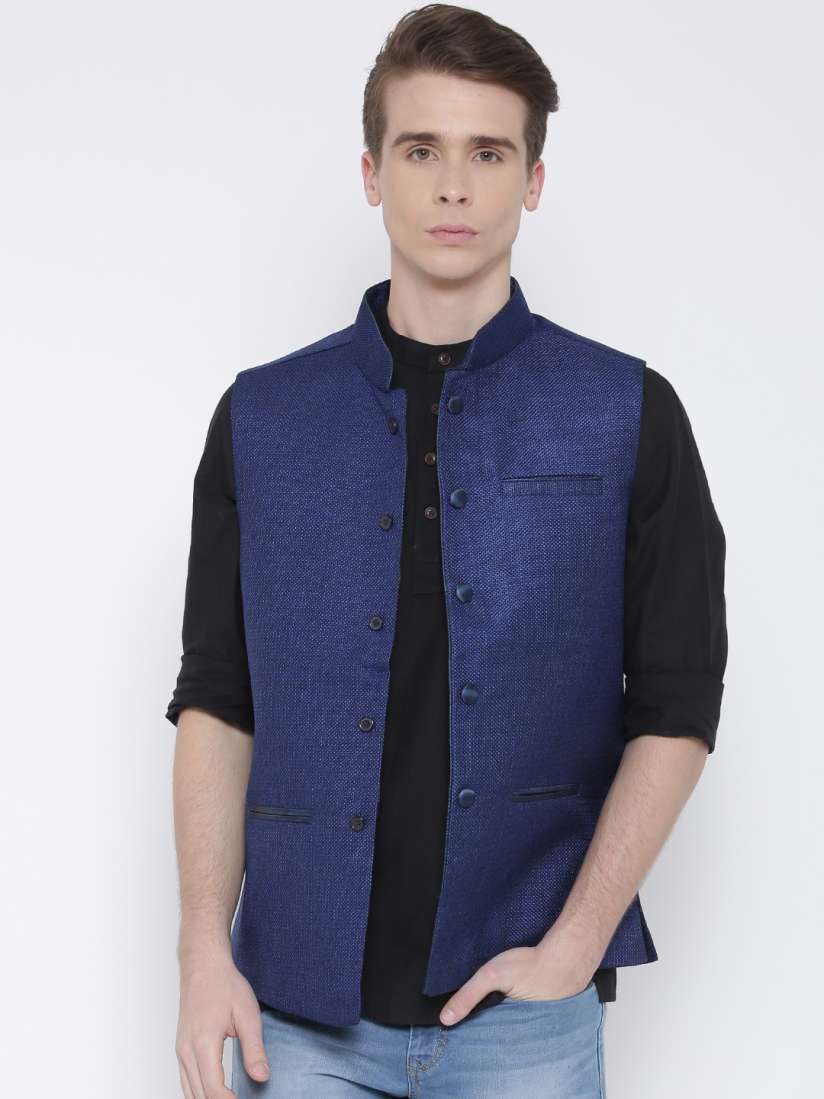 Nehru jacket sleeveless hot sale