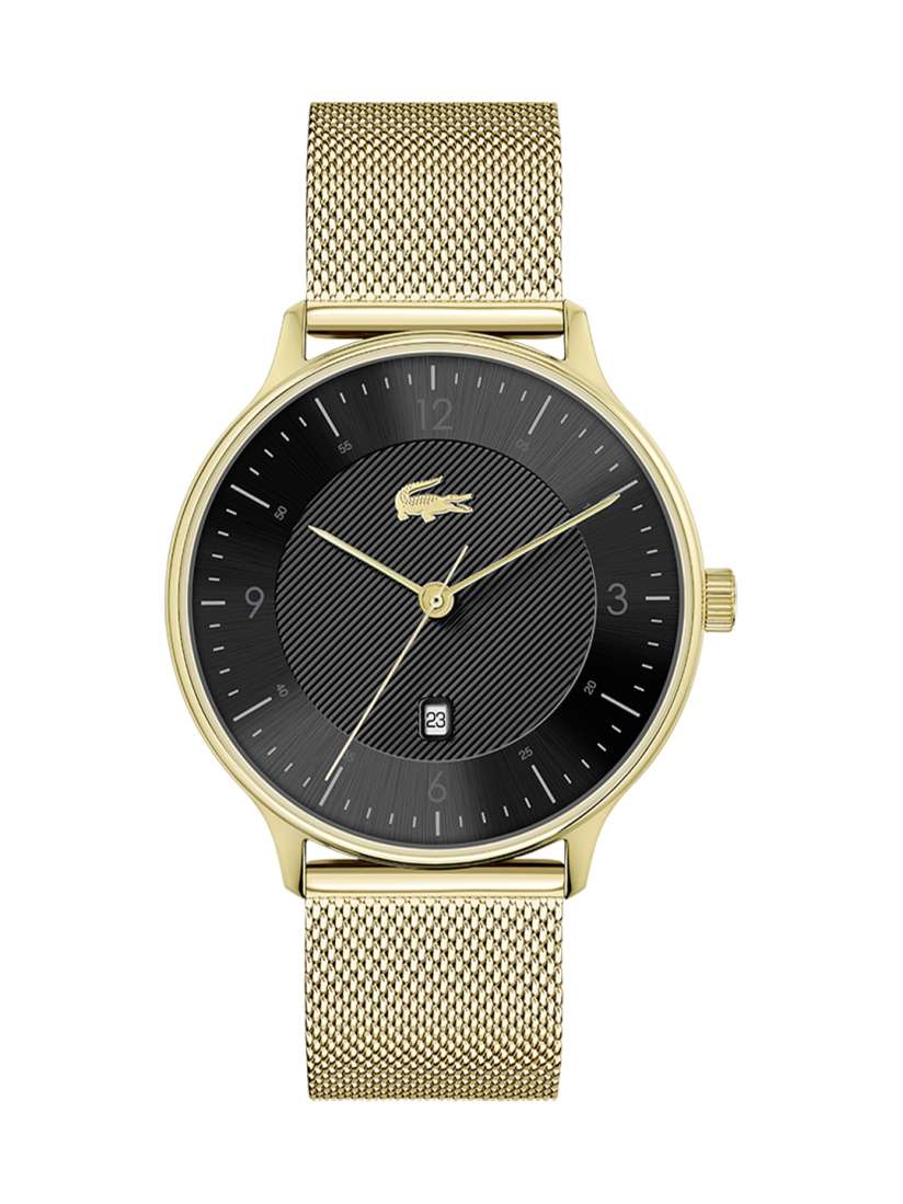 Lacoste gold watch sales
