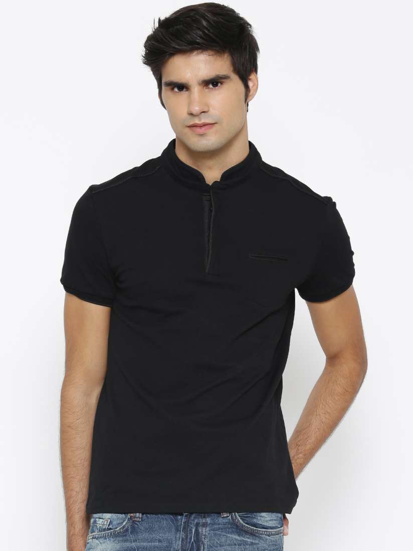 Celio black shirt new arrivals