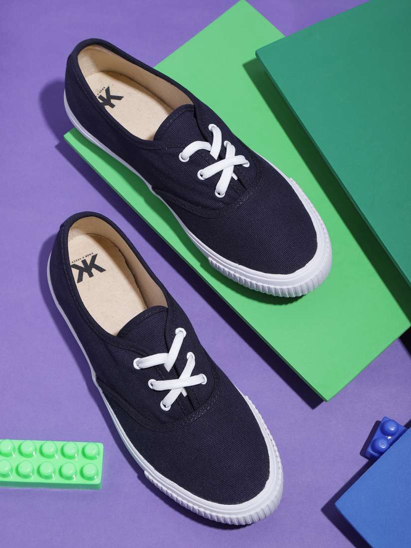 Kook n keech navy blue sneakers hot sale