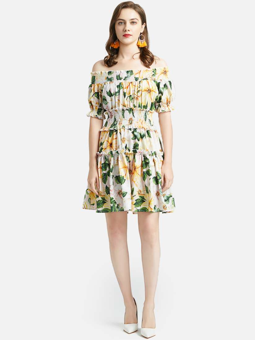 Off shoulder dress myntra top