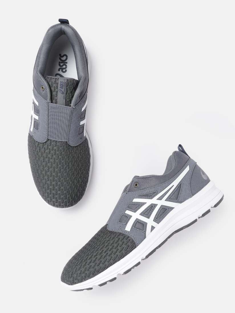 Buy ASICS Unisex Charcoal Grey Woven Design Gel Torrance Slip On Sneakers Casual Shoes for Unisex 15117678 Myntra