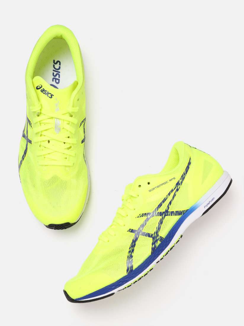 Buy ASICS Unisex Neon Green Blue Sortiemagic RP 6 FlyteFoam Woven Design Running Shoes Sports Shoes for Unisex 15117786 Myntra