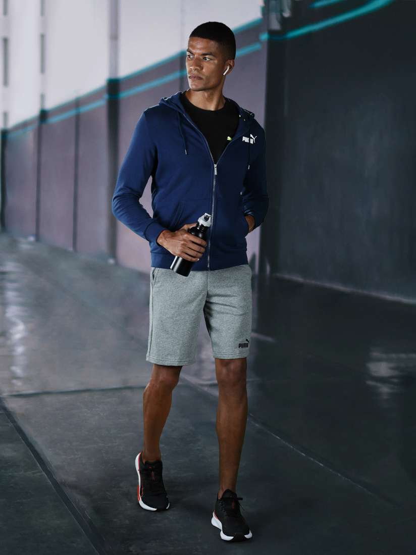 Buy Puma Men Navy Blue Essentials Track Sustainable Jacket Jackets for Men 15119014 Myntra