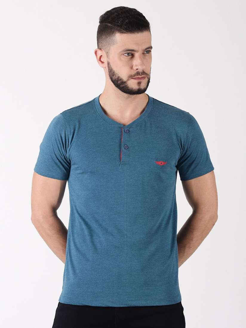 Henley t shirt myntra hot sale