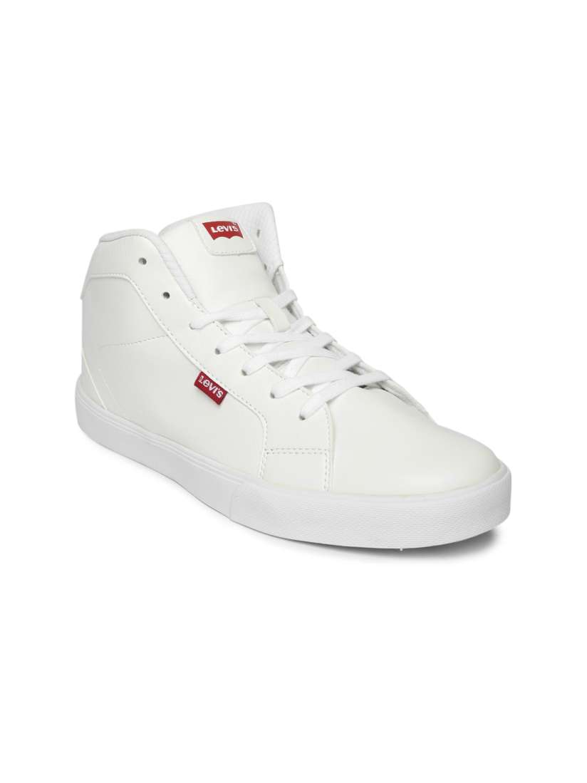 Buy Levis Men White Mid Top Sneakers Casual Shoes for Men 1512621 Myntra