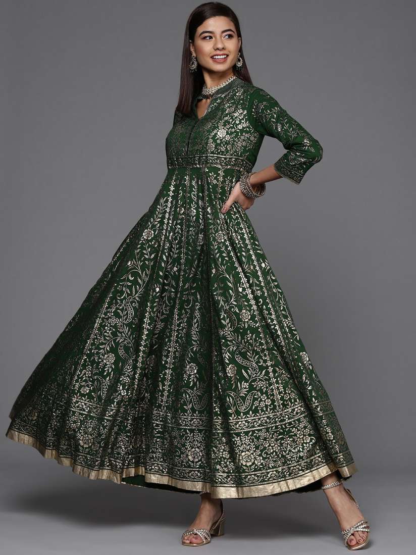Biba green dress top