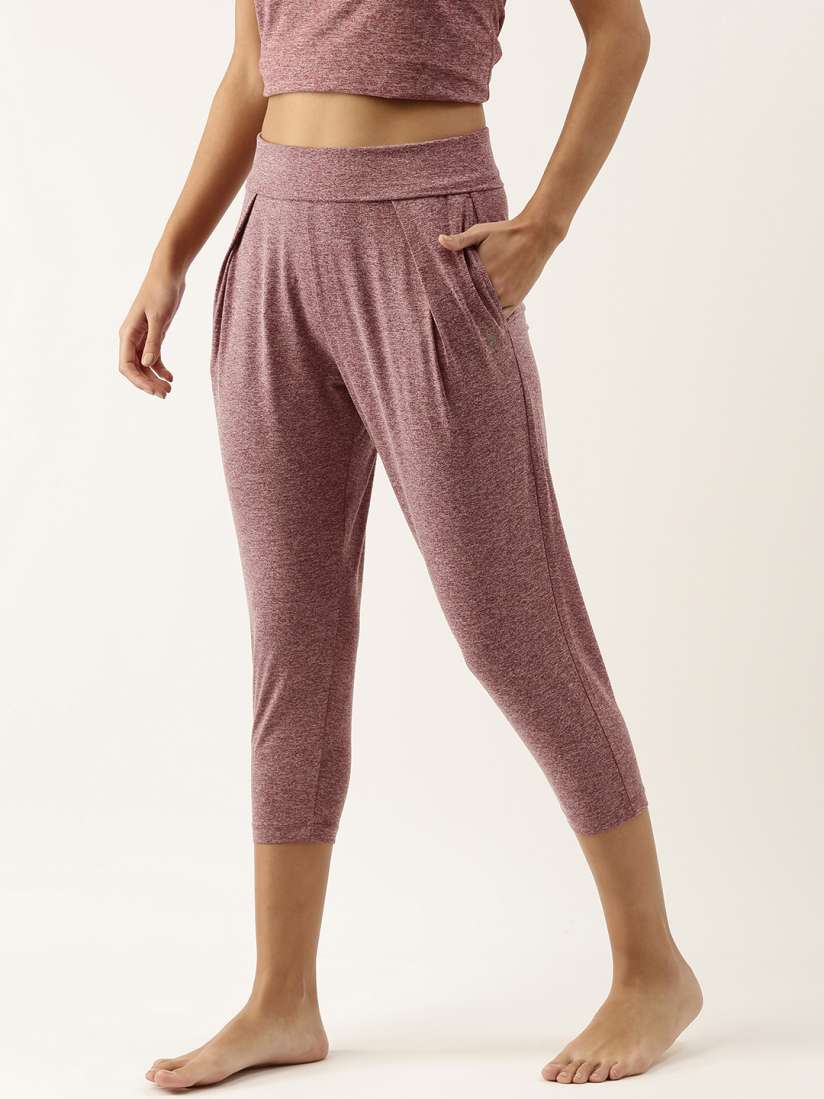 Foldover yoga capris clearance