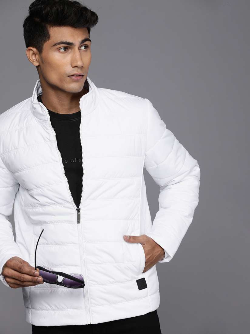White padded jacket mens on sale