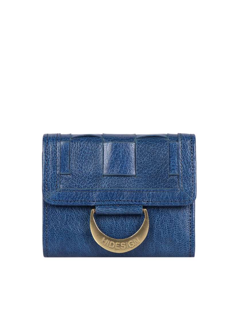 Buy Hidesign Blue Gold Toned Buckle Detail Purse Clutch Clutches for Women 15132984 Myntra